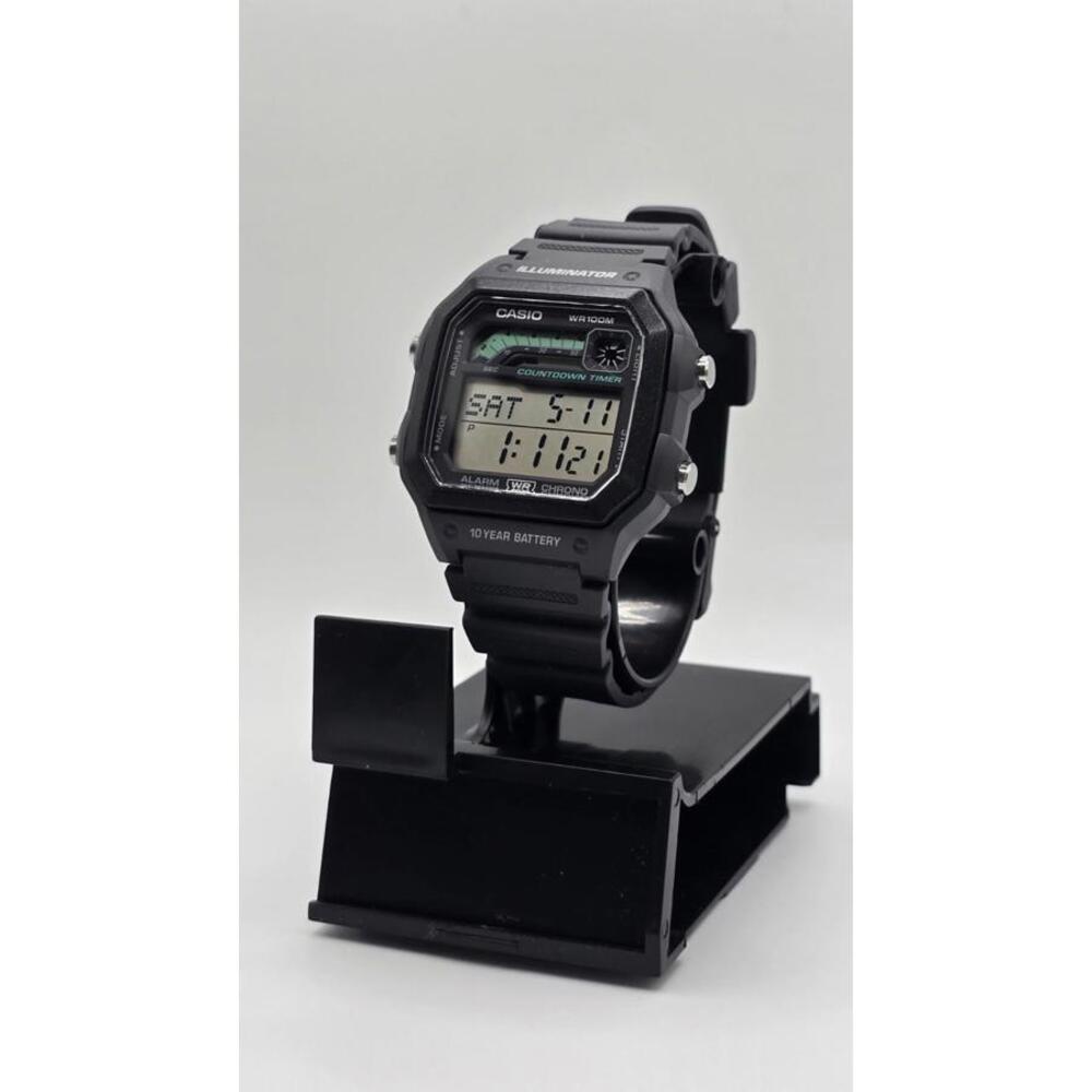 Casio WS1600H-1AV, Chronograph Watch, World TIme, Alarm, 10 Year Battery